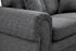 Gabriela Sofa Grey 3 Seater Side View